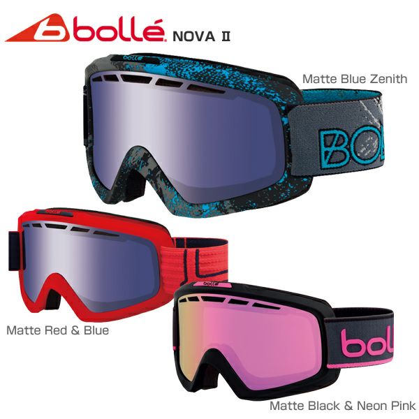 【エントリーでポイント10倍！1/16 1:59まで】bolle 〔ボレー スキーゴーグル〕＜2018＞NOVA 2 〔ノヴァ2〕