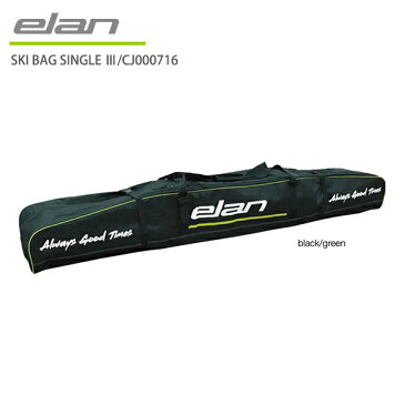 ELAN エラン 1台用 スキーケース 2020 SKI BAG SINGLE 3 CJ000716 BK/GRN 19-20 NEWモデル