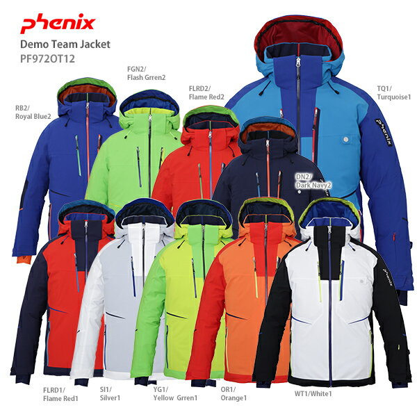 19-20 NEWモデル PHENIX フェニックス スキーウェア メンズ レディース ジャケット 2020 Demo Team Jacket PF972OT12【技術選着用モデル】送料無料