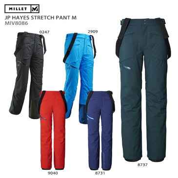 MILLET〔ミレー スキーウェア パンツ メンズ〕＜2020＞JP HAYES STRETCH PANT M/MIV8086 送料無料 19-20 NEWモデル