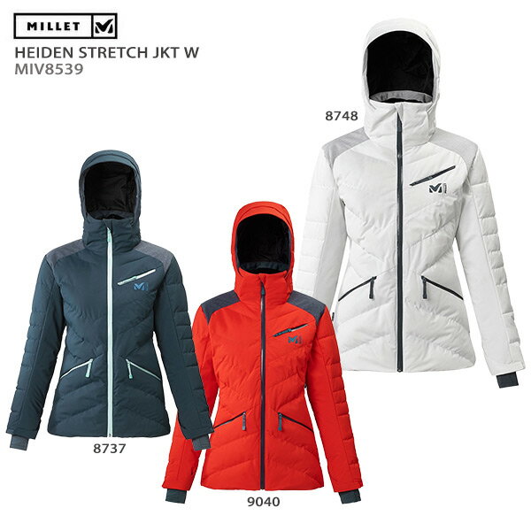 スキー ウェア レディース スキー ウェア MILLET ミレー ジャケット 2020 HEIDEN STRETCH JKT W/MIV8539 19-20 旧モデル