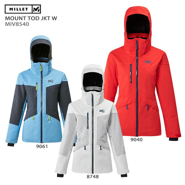 スキー ウェア レディース スキー ウェア MILLET ミレー ジャケット 2020 MOUNT TOD JKT W/MIV8540 19-20 旧モデル 〔SA〕