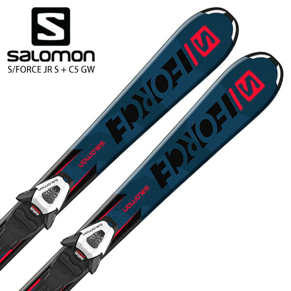 エントリーでP10倍!5日限定! スキー板 キッズ ジュニア SALOMON サロモン＜2022＞ S/FORCE JR S + C5 GW ビンディング セット 取付無料 21-22 旧モデル