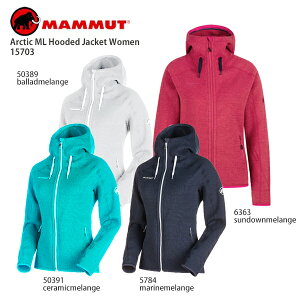 スキー ウェア レディース MAMMUT〔マムート ミドルレイヤー〕＜2021＞1014-15703/Arctic ML Hooded Jacket Women　ジャケット