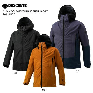 スキー ウェア メンズ レディース DESCENTE〔デサント ジャケット〕＜2022＞S.I.O × SCHEMATECH HARD SHELL JACKET/DWUSJK57【旧モデル21-22】【MUJI】