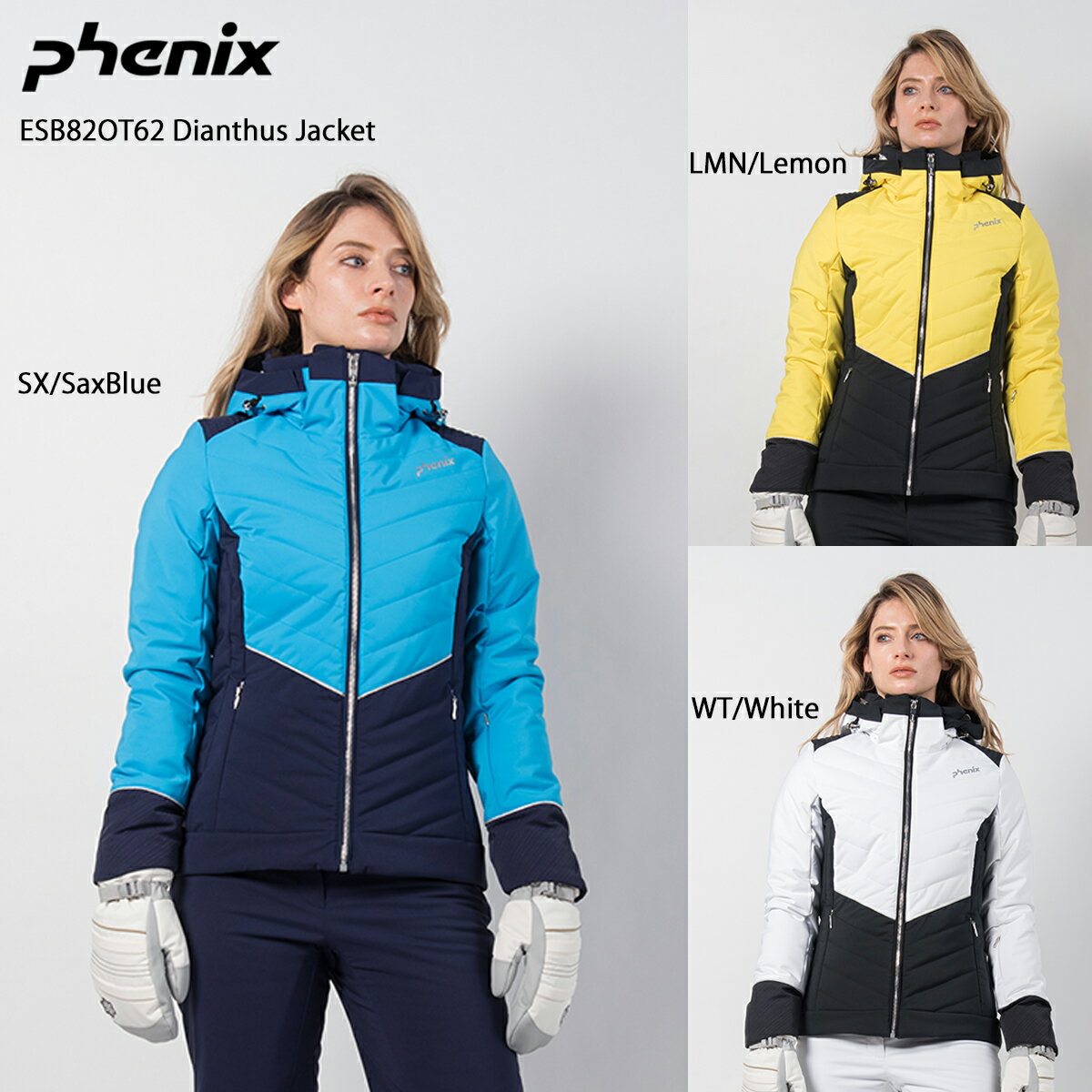 スキー ウェア レディース PHENIX〔フェニックス ジャケット〕＜2022＞ ESB82OT62 Dianthus Jacket ディアントス ジャケット【旧モデル21-22】【MUJI】