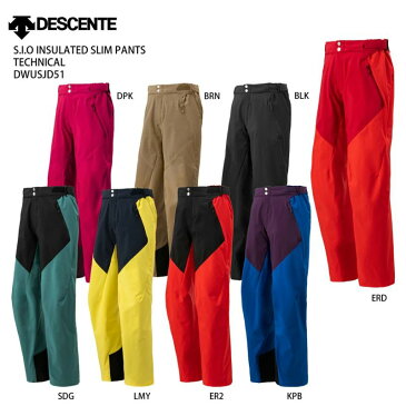 【スーパーセール対象！】スキー ウェア メンズ レディース DESCENTE〔デサント パンツ〕＜2022＞S.I.O INSULATED SLIM PANTS/TECHNICAL/DWUSJD51【旧モデル21-22】【MUJI】