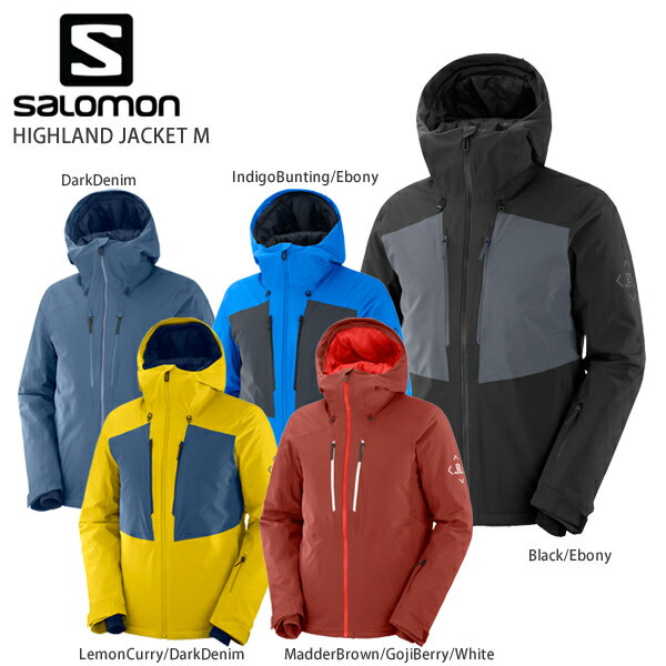 スキー ウェア メンズ レディース SALOMON〔サロモン ジャケット〕＜2021＞ LC1398700 / HIGHLAND JACKET M〔ハイランドジャケット〕