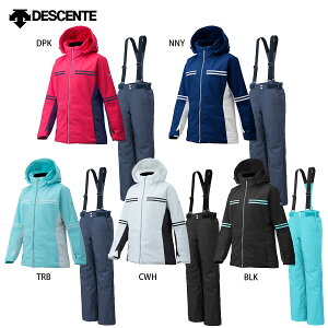 P10倍要エントリー10/11 1:59まで スキー ウェア レディース DESCENTE〔デサント 〕＜2022＞ DWWSJH80 WOMEN'S SUIT【上下セット 大人用】 21-22 旧モデル