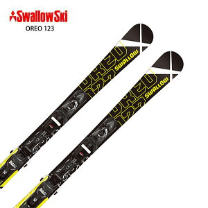 スキー板 メンズ レディース SWALLOW SKI 〔スワロー ショート〕＜2022＞OREO 123 YELLOW + XPRESS 10 GW B83 RTL BLACK ビンディング セット 取付無料