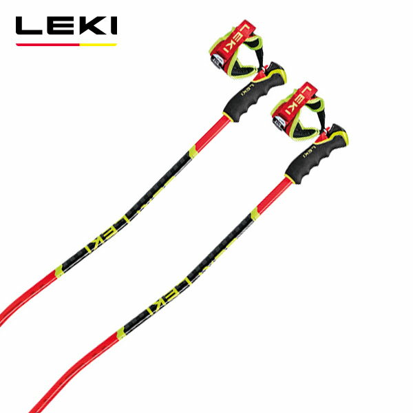 P10倍!12/1限定! LEKI レキ スキーポール GSストック ＜2023＞ WCR GS CARBON 3D / ワールドカップレーシング GS カーボン 3D