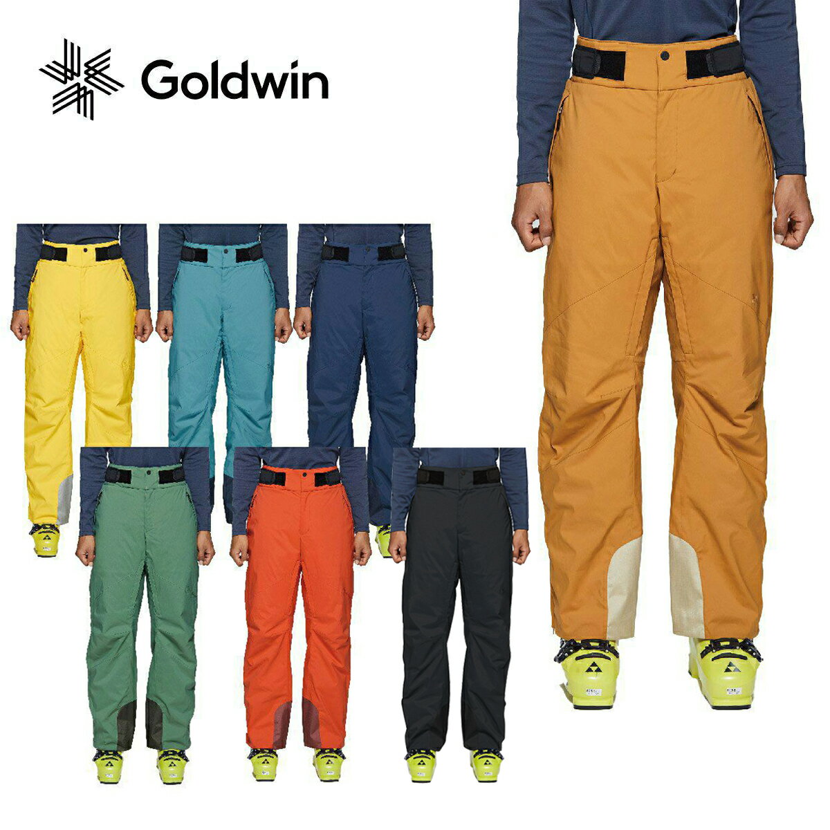 GOLDWIN ゴールドウイン スキーウェア パンツ＜2023＞ G32355BX カスタムサイズ / Solid Color Wide Pants カスタムサイズ 22-23 NEWモデル