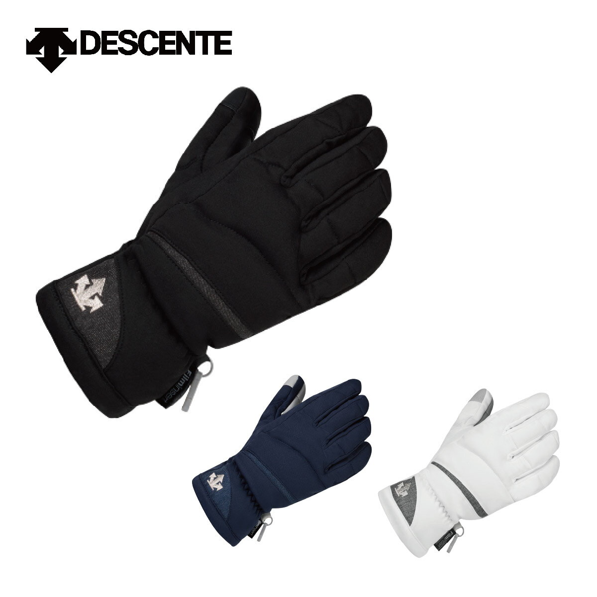 エントリでP10倍!〜01/16 01:59まで DESCENTE デサント スキー グローブ レディース ＜2023＞WOMENS DOWN GLOVE / DWCUJD62