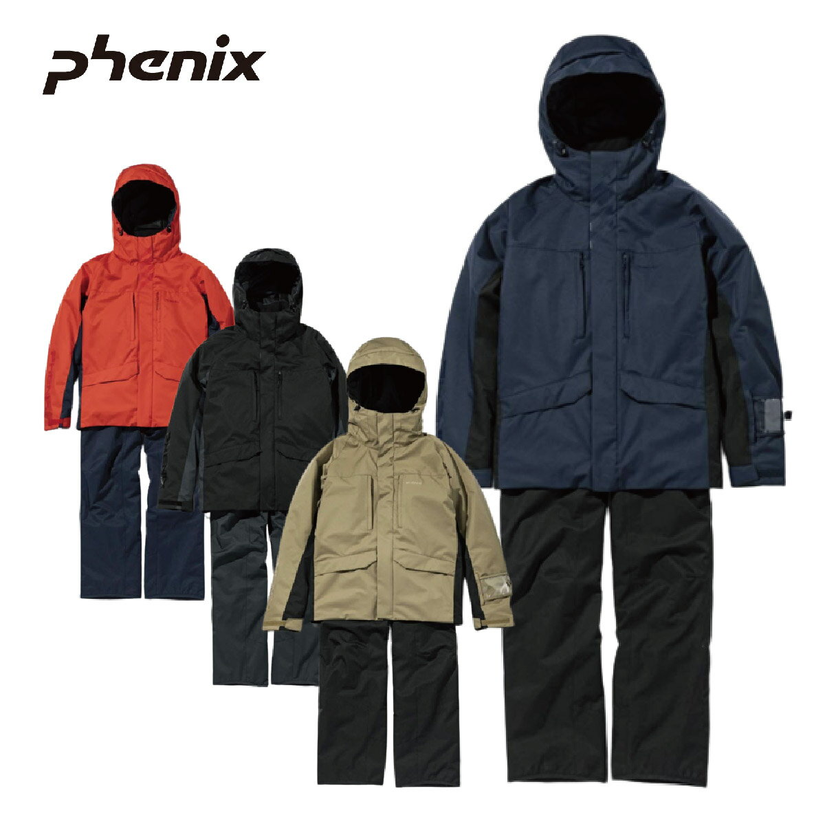 スキー ウェア 上下セット メンズ レディース PHENIX フェニックス＜2023＞ESM222P17 / SNOW SLOPE SKI TWO-PIECE 22-23 旧モデル