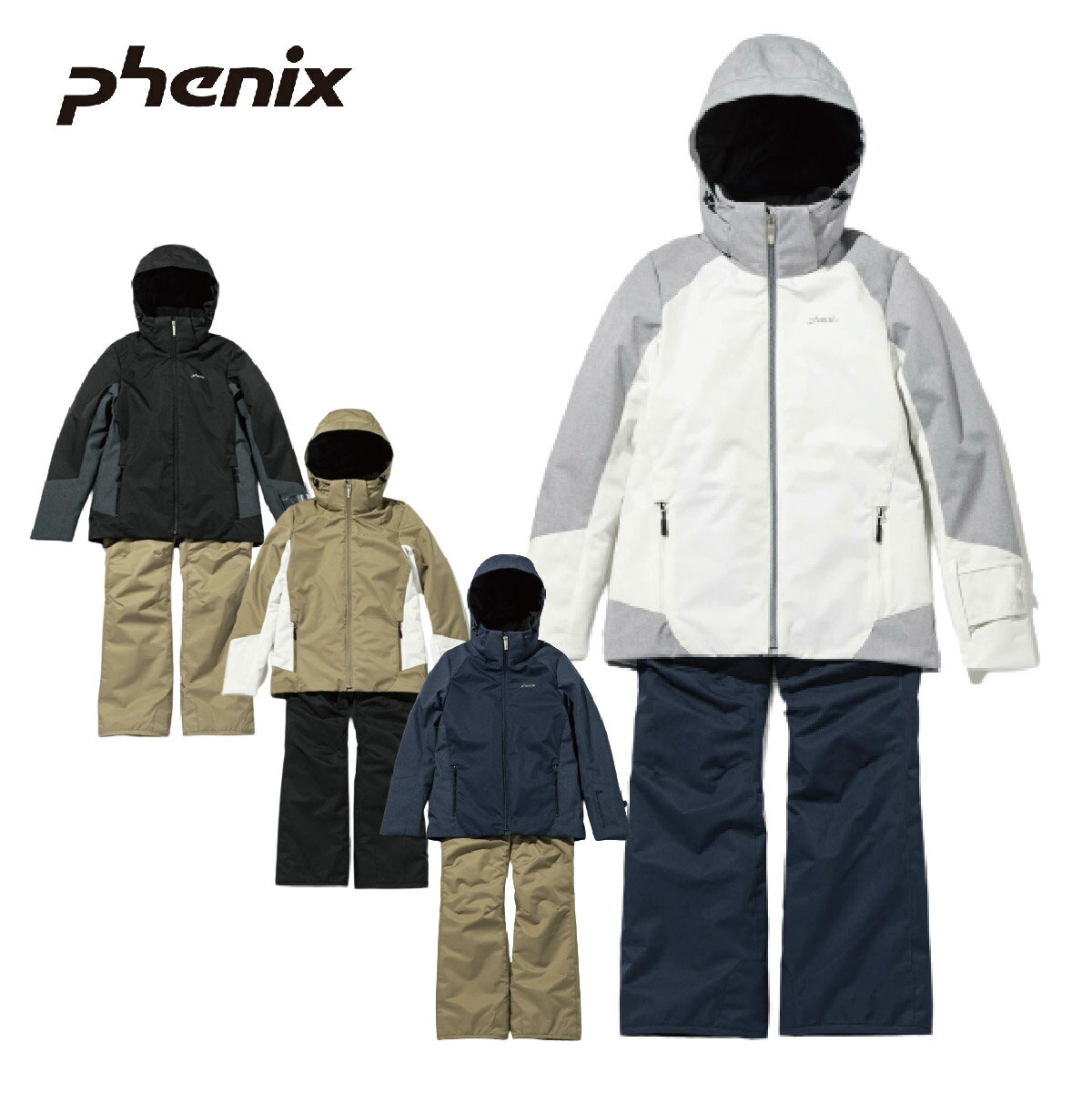 PHENIX フェニックス スキーウェア レディース 上下セット ＜2023＞ ESW222P57 / ALL DAY SNOW SUITS 22-23 旧モデル