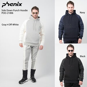 PHENIX フェニックス ダウン フーディ 2022 Side Down Punch Hoodie POO-21006 21-22 旧モデル〔SA〕