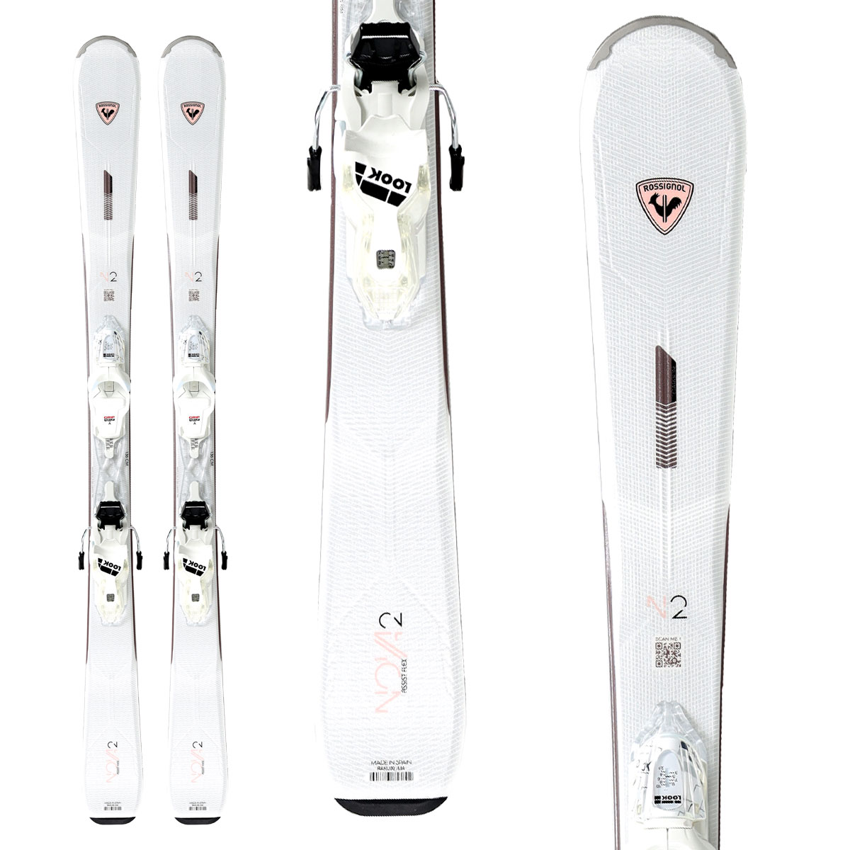 Rossignol（ロシニョール）『NOVA2XPRESS+XPRESSW10GWB83WHT/SPKLビンディングセット』