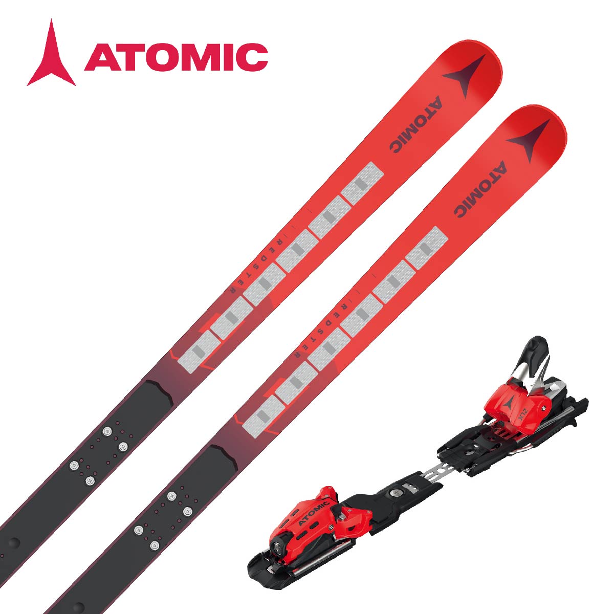 スキー板 ATOMIC アトミック メンズ レディース 2024 REDSTER G9 RS REVOSHOCK 176 X12VAR ビンディング セット 取付無料 AA0029770 2023-2024 NEWモデル