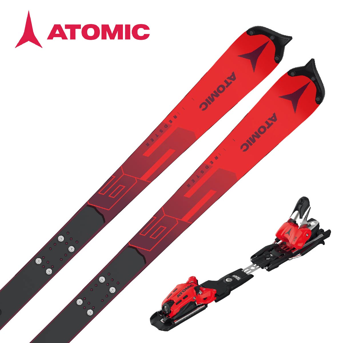 スキー板 ATOMIC アトミック メンズ レディース ＜2024＞ REDSTER S9 FIS M 165 + X 16 VAR ビンディング セット 取付無料 [AA0029774] 2023-2024 NEWモデル