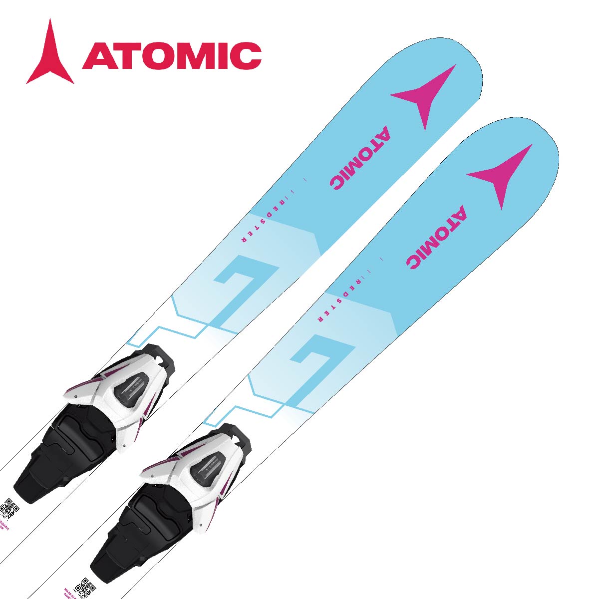 スキー板 ATOMIC アトミック キッズ ジュニア＜2024＞ REDSTER GL C 5 GW ビンディング セット 取付無料 グリップウォーク対応 AASS03366 2023-2024 NEWモデル