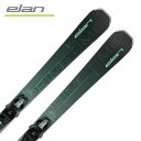 スキー板 レディース ELAN エラン ＜2024＞ PRIMETIME N°2W BLACK ＋ POWER SHIFT ＋ EL 9.0 GW SHIFT BLK/BLK [ACEKQN23]【金具付き・..