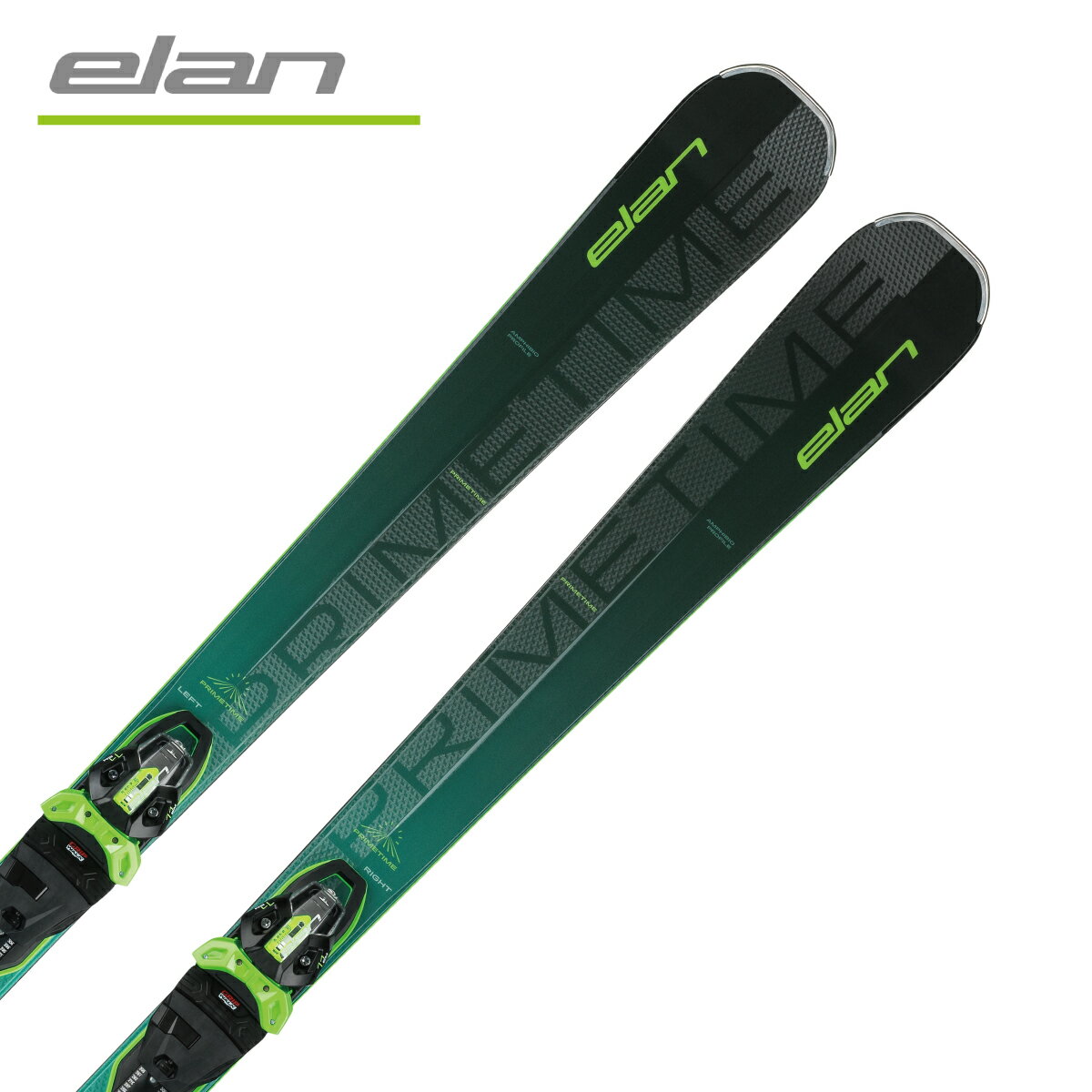 ELAN エラン スキー板 メンズ レディース ＜2024＞ PRIMETIME 33 FUSION X ＋ EM 11.0 GW FUSION X [ABDKLK23] プレート/ビンディング セット 取付無料 グリップウォーク対応 2023-2024