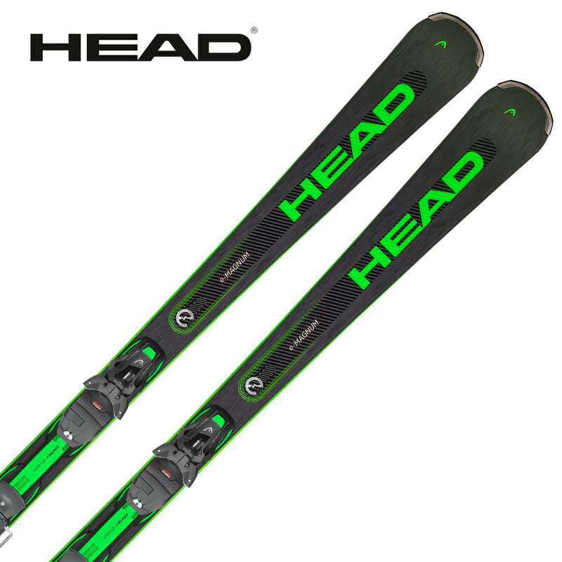 HEAD ヘッド スキー板 メンズ レディース ＜2024＞ SUPERSHAPE E-MAGNUM マグナム PROTECTOR PR 13 GW 313303 プレート/ビンディング セット 取付無料 グリップウォーク対応 2023-2024 NEWモデル