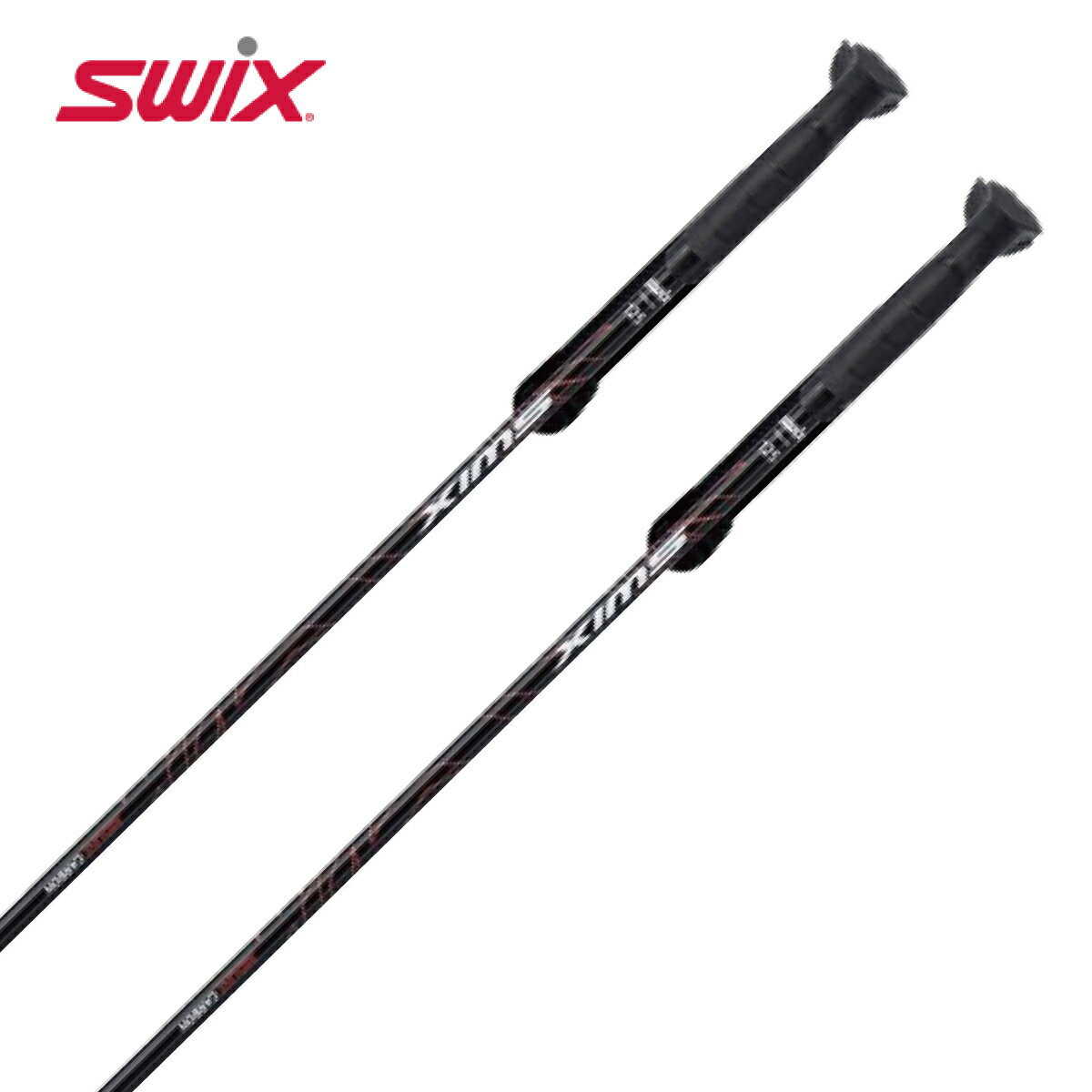 SWIX スウィックス スキー ポール ストック ＜2025＞ レッドライン フェニックス カーボン / 25010-23-10000【カーボン】