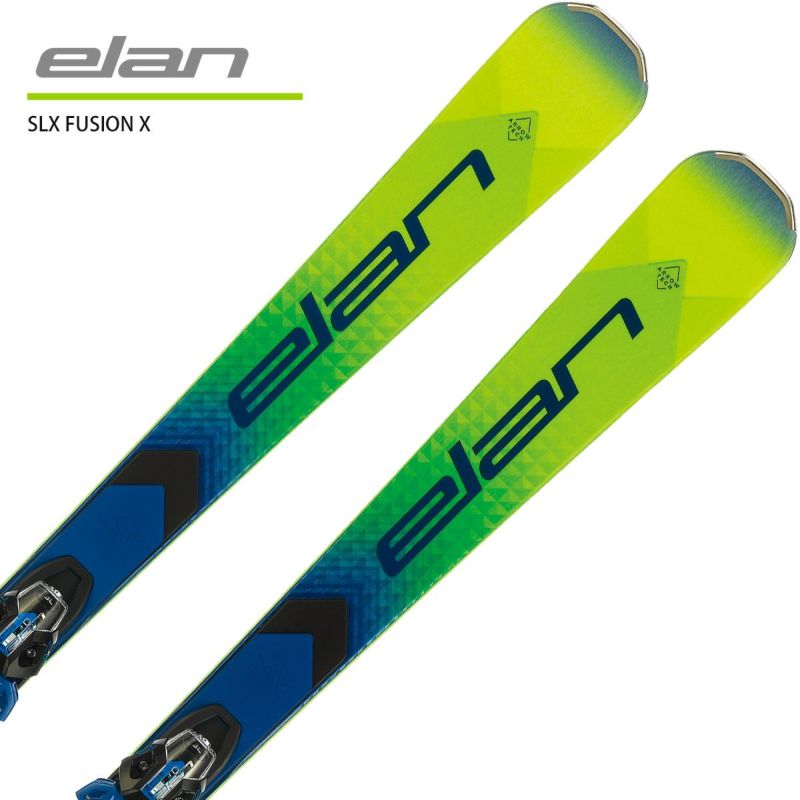 ELAN エラン スキー板 メンズ レディース 2024 SLX FUSION X + EMX 12.0 GW FUSION X プレート ビンディング セット 取付無料 グリップウォーク対応 2023-2024 NEWモデル