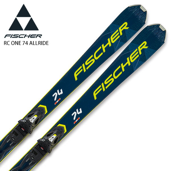スキー板 メンズ レディース FISCHER フィッシャー＜2022＞ RC ONE 74 ALLRIDE + RS10 GW Powerrail A09620 ビンディング セット 取付無料 グリップウォーク対応 21-22 旧モデルのサムネイル