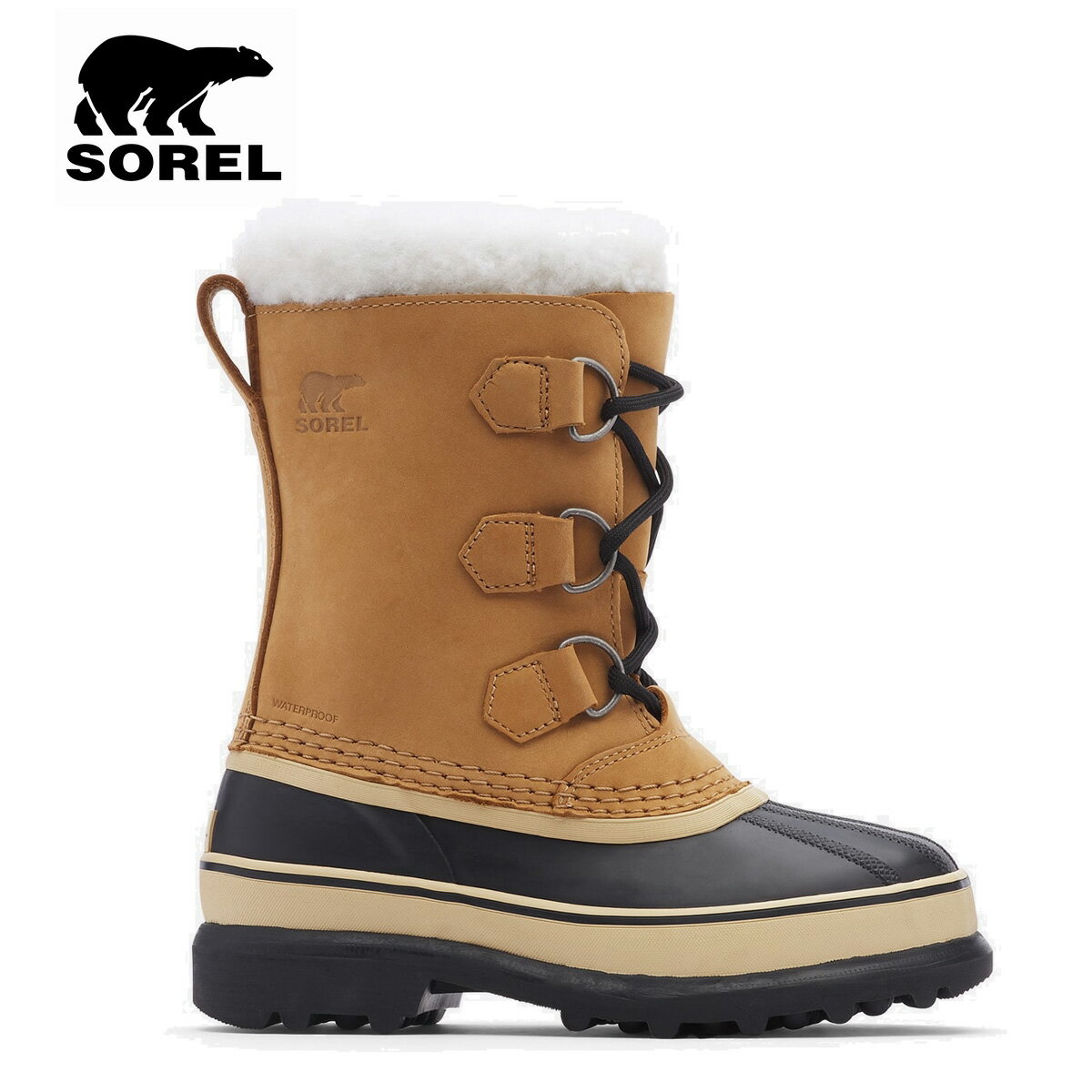 SOREL \ Xm[V[Y LbY WjA2024 YOUTH CARIBOU WP k[X Ju[ EH[^[v[tl/ LY1000