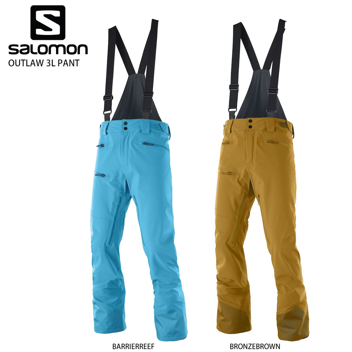 スキー ウェア メンズ レディース SALOMON〔サロモン パンツ〕＜2022＞ OUTLAW 3L PANT【旧モデル21-22】【MUJI】