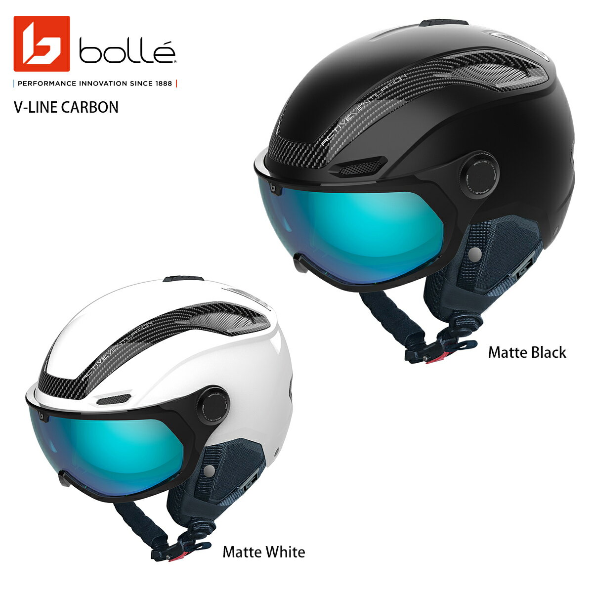 bolle〔ボレー ヘルメット〕＜2022＞ V-LINE CARBON 21-22 旧モデル スキー スノーボード