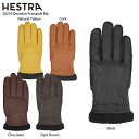 スキー グローブ メンズ レディース HESTRA ヘストラ ＜2024＞ 20210 Deerskin Primaloft Rib