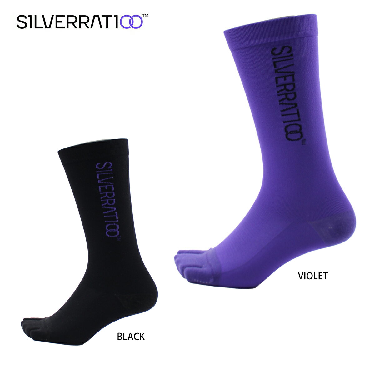 SILVERRATIOO〔シルバーラティオ ソックス スキー靴下〕＜2022＞002 THREE FINGER SOCKS