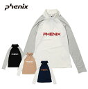 PHENIX フェニックス スキー アンダーシャツ レディース ＜2023＞ ESW22LS52 / RETRO70 W's 1/2 ZIP TEE / レトロ70 ウィメンズ ハーフジップティー