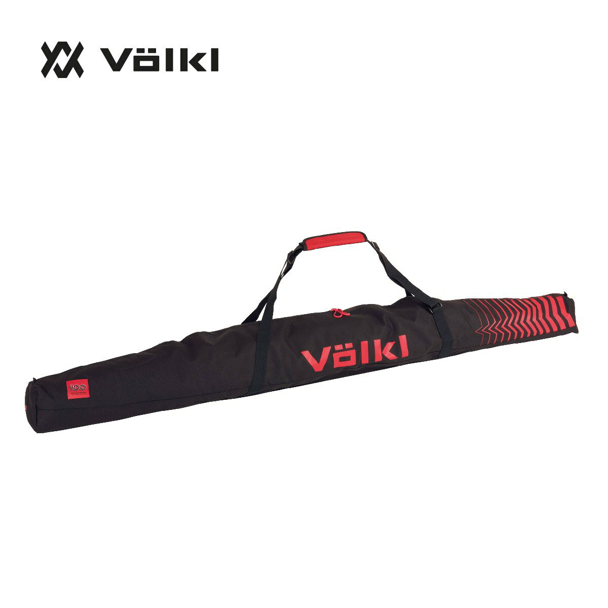 メーカー希望小売価格はメーカーカタログに基づいて掲載しています VOLKL スキーバッグ■ RACE SINGLE SKI BAG 175CM品番：カラー・142109：BK/RDサイズ：175×25×25cm容量：80 L原産国：中国