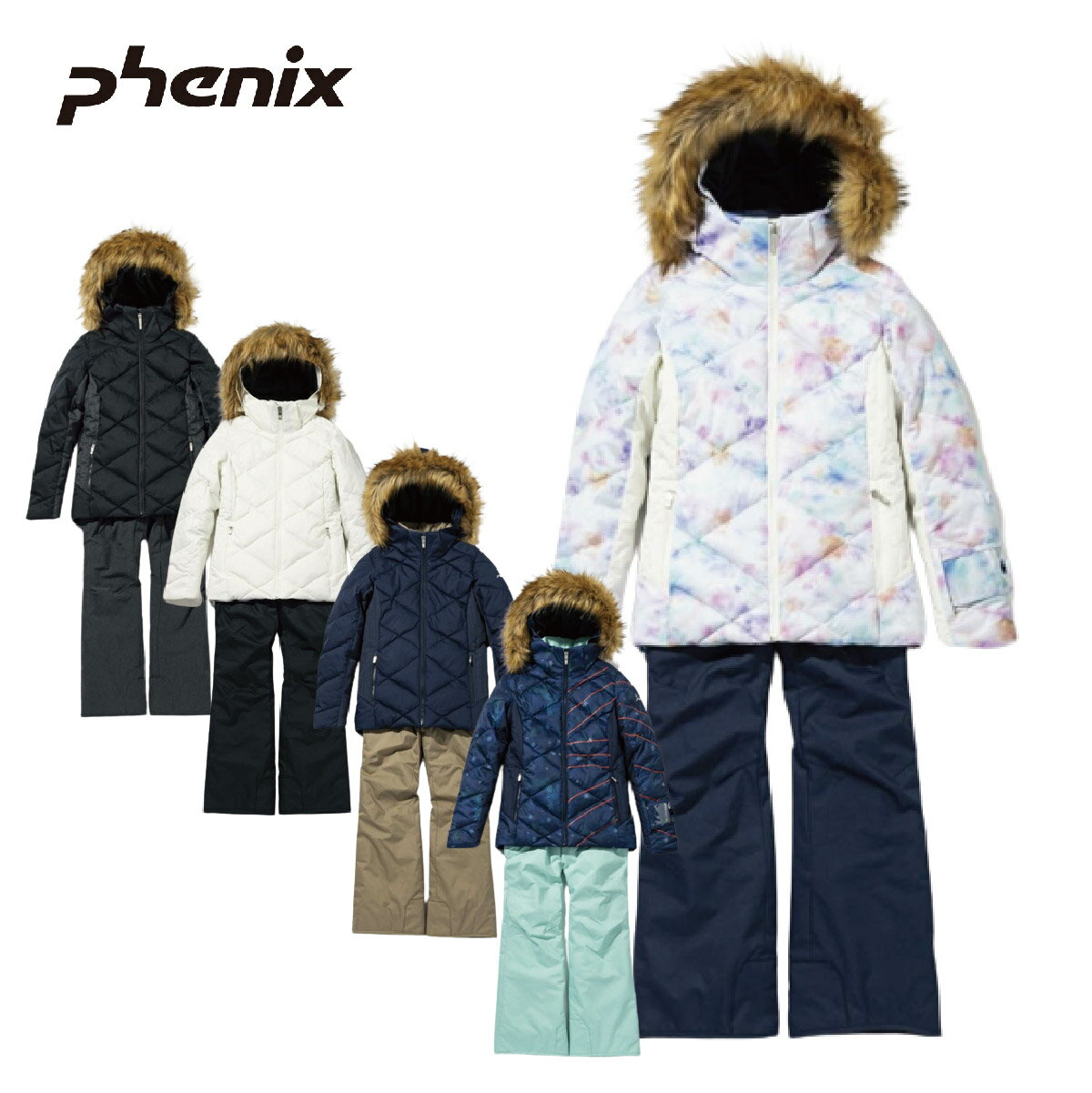 PHENIX フェニックス スキーウェア レディース 上下セット ＜2023＞ ESW222P56 / SNOW SPRAY SKI SUITS 22-23 旧モデル スーパーセール