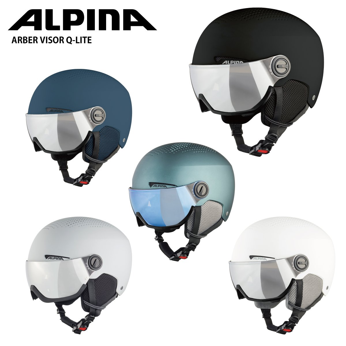 ALPINA アルピナ スキーヘルメット＜2023＞ARBER VISOR Q-LITE / アーバー バイザー Q-LITE / A9228 ス..