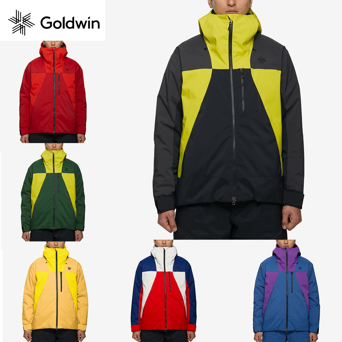 GOLDWIN ゴールドウイン スキーウェア ジャケット メンズ＜2024＞2-tone Color Hooded Jacket / G13303 2023-2024 1