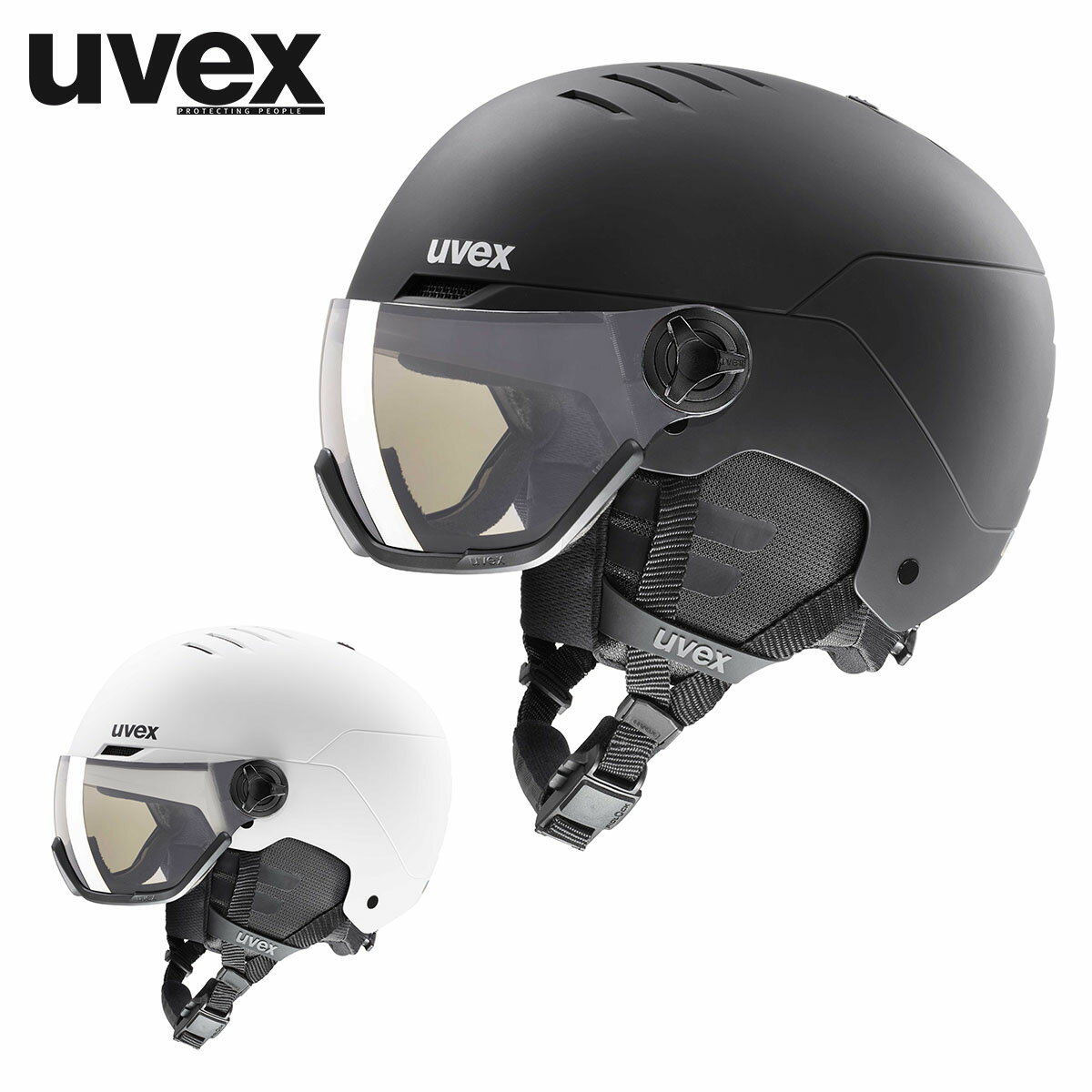 UVEX ウベックス スキー ヘルメット メンズ レディース ＜2024＞ wanted visor pro V / ウォンテッド バイザー プロ V / 566316 2023-2024 NEWモデル