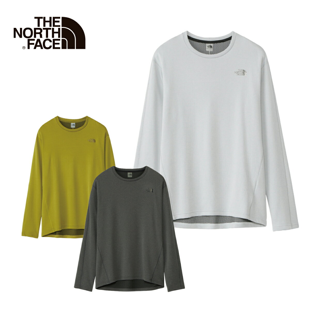 THE NORTH FACE ザ・ノースフェイス スキーウェア クルー メンズ ＜2024＞ NT62312 / L/S FlashDry Crew ロングスリーブフラッシュドライクルー【薄手】