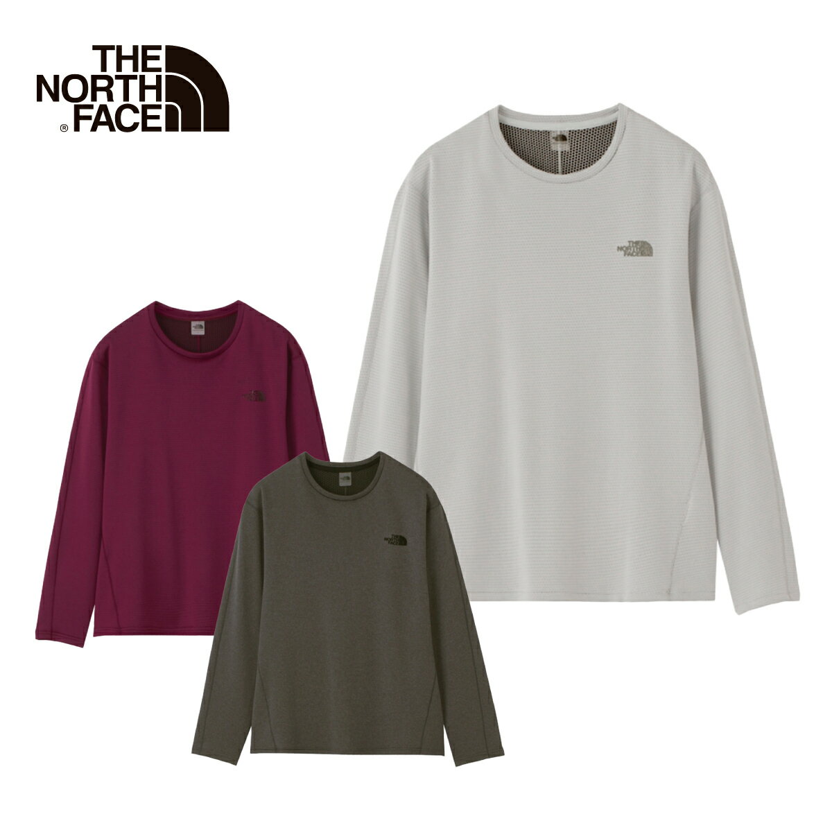 楽天スキー専門店　タナベスポーツTHE NORTH FACE ザ・ノースフェイス スキーウェア クルー レディース ＜2024＞ NTW62312 / L/S FlashDry Crew ロングスリーブフラッシュドライクルー 【薄手】