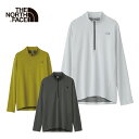 THE NORTH FACE ザ ノースフェイス スキーウェア トップス メンズ ＜2024＞ NT62311 / L/S FlashDry Zip Up ロングスリーブフラッシュドライジップアップ 【薄手】