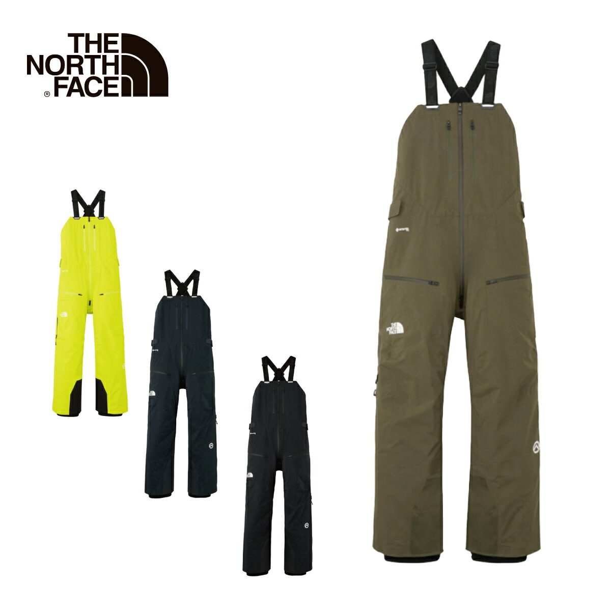 THE NORTH FACE ザ ノースフェイス スキーウェア パンツ メンズ レディース ＜2024＞ NS62302 / RTG GORE-TEX Bib アールティージーゴアテックビブ【GORE-TEX】