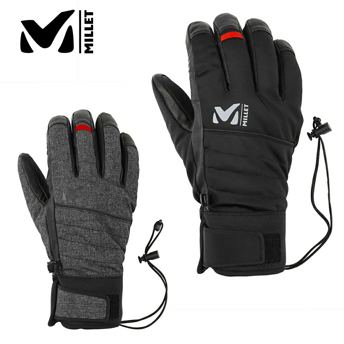 楽天スキー専門店　タナベスポーツMILLET ミレー スキー グローブ メンズ ＜2023＞ MIV9264 / RESORT GLOVE M スーパーセール