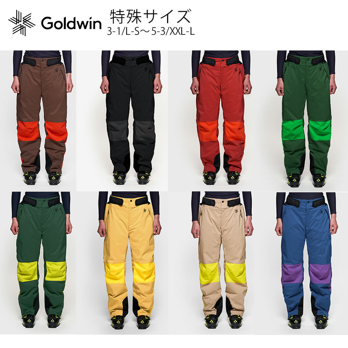 GOLDWIN ɥ  ѥ 󥺡20242-tone Color Wide Pants / G33355Aü쥵ۡ3-15-3 2023-2024 NEWǥ