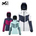 メーカー希望小売価格はメーカーカタログに基づいて掲載しています MILLET ミレー スキーウェア■SNOWBASIN JKT Wスノウ ベイスン ジャケット W耐水圧(WP)：20,000mm透湿度（MP）：20,000g/m2/24hr素材DRYEDGE 4WAY STRETCH 2L NY85% PU15% WP20.000/MP20.000 WR x PRIMALOFT&reg; S1LVER ECO 100 RECYCLED PE100%サイズ：XS（JPS） / S（JPM） / M （JPL）/ L（JPXL）