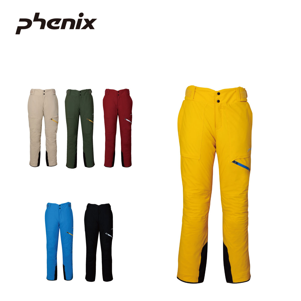 PHENIX フェニックス スキーウェア パンツ メンズ レディース＜2024＞ PSM23OB00 / GT Demo Performance Pants JP / GTデモパフォーマンスパンツ【MUJI】 2023-2024 NEWモデル