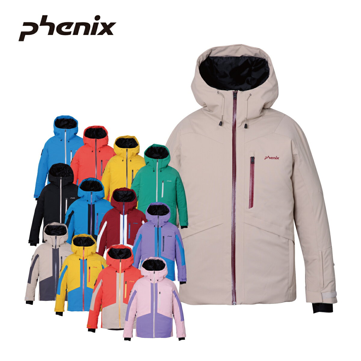 PHENIX フェニックス スキーウェア ジャケット メンズ レディース＜2024＞ PSM23OT32 / Time Space Jacket JP / タイムスペースジャケット 2023-2024 NEWモデル